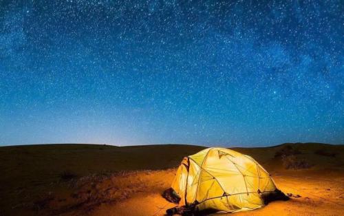 暖光星空帐篷